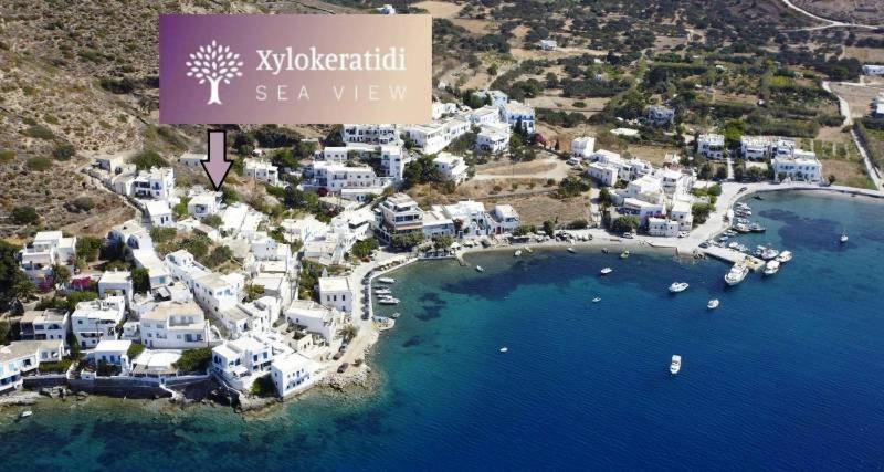 Xylokeratidi Sea View Double Room Amorgos Bagian luar foto